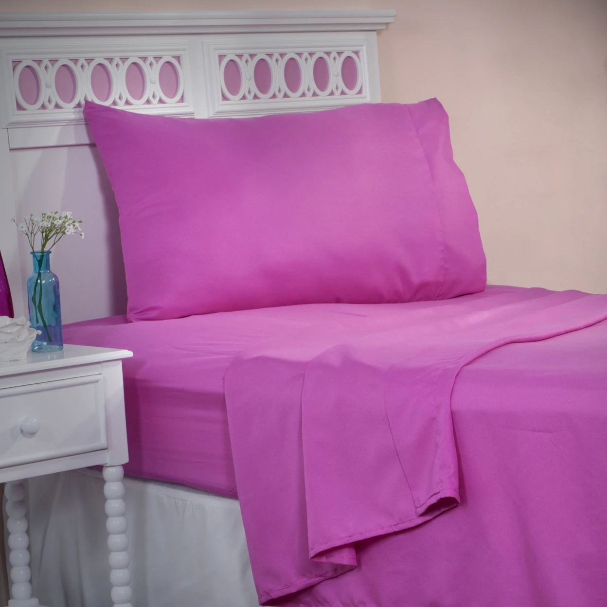 Lavish Home Series 1200 3 шт Twin лист Set розовый|Простыня| |