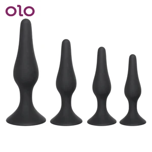 Анальная пробка OLO для начинающих, массажер простаты, Анальная пробка, Анальный силиконовый расширитель, интимные игрушки для мужчин и женщин, эротические игрушки для взрослых