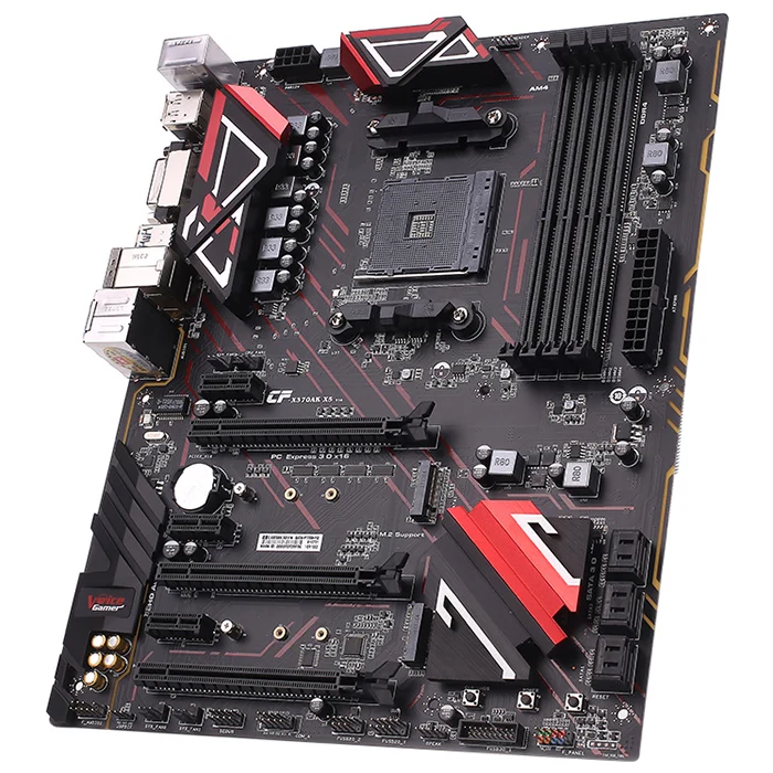 Оригинальный красочный флаг C. X370AK X5 V14 AMD X370 Чипсет материнская плата по стандарту