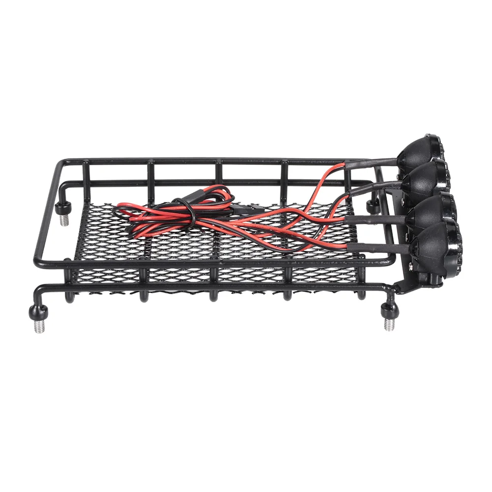Багажник на крышу багажник W Light Bar для 1/10 Радиоуправляемый внедорожник HPI TAMIYA CC01