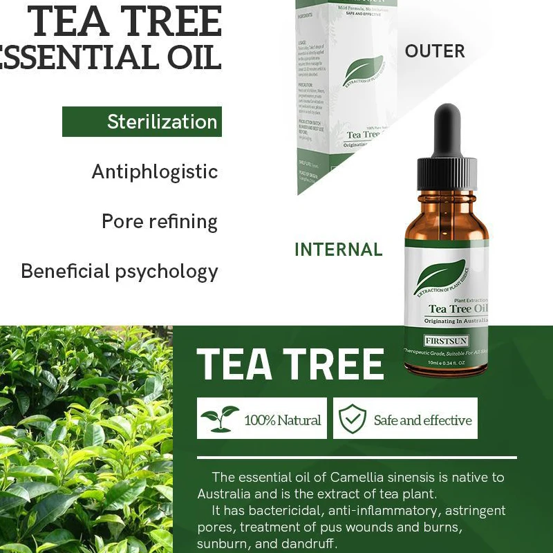 Экстракт чайного дерева увлажняющее разглаживающее антивозрастное эфирное