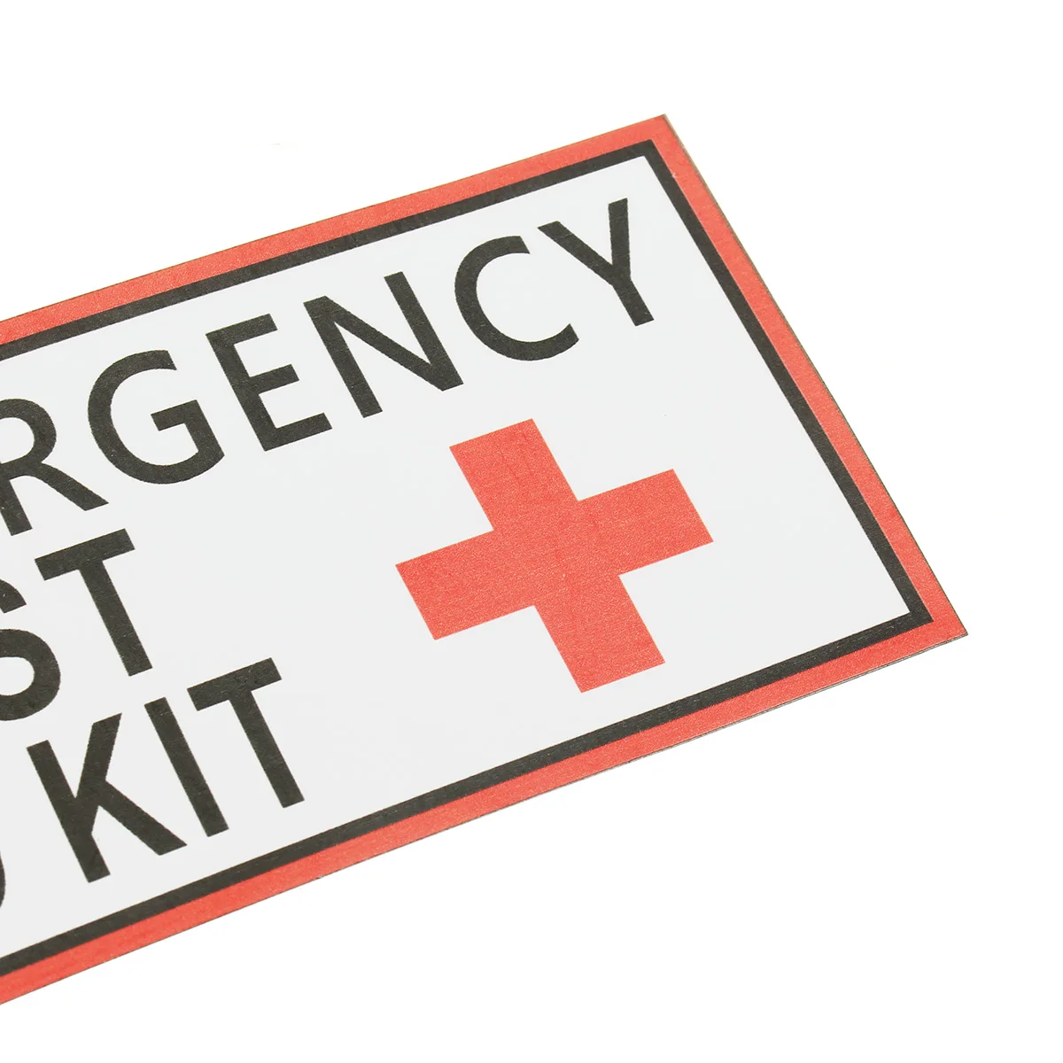 4 Size EMERGENCY FIRST AID Vinyl Sticker Label Signs Red Cross Health Safety 163x313mm 115x225mm 75x150mm 50x100mm|Наклейки на