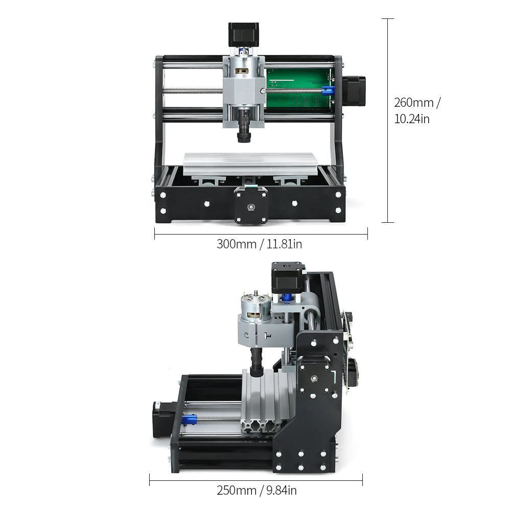 3 оси Маленький гравировальный станок Настольный DIY Мини 1610 Pro CNC резьба машина GRBL контроль мини cnc машина CNC гравер