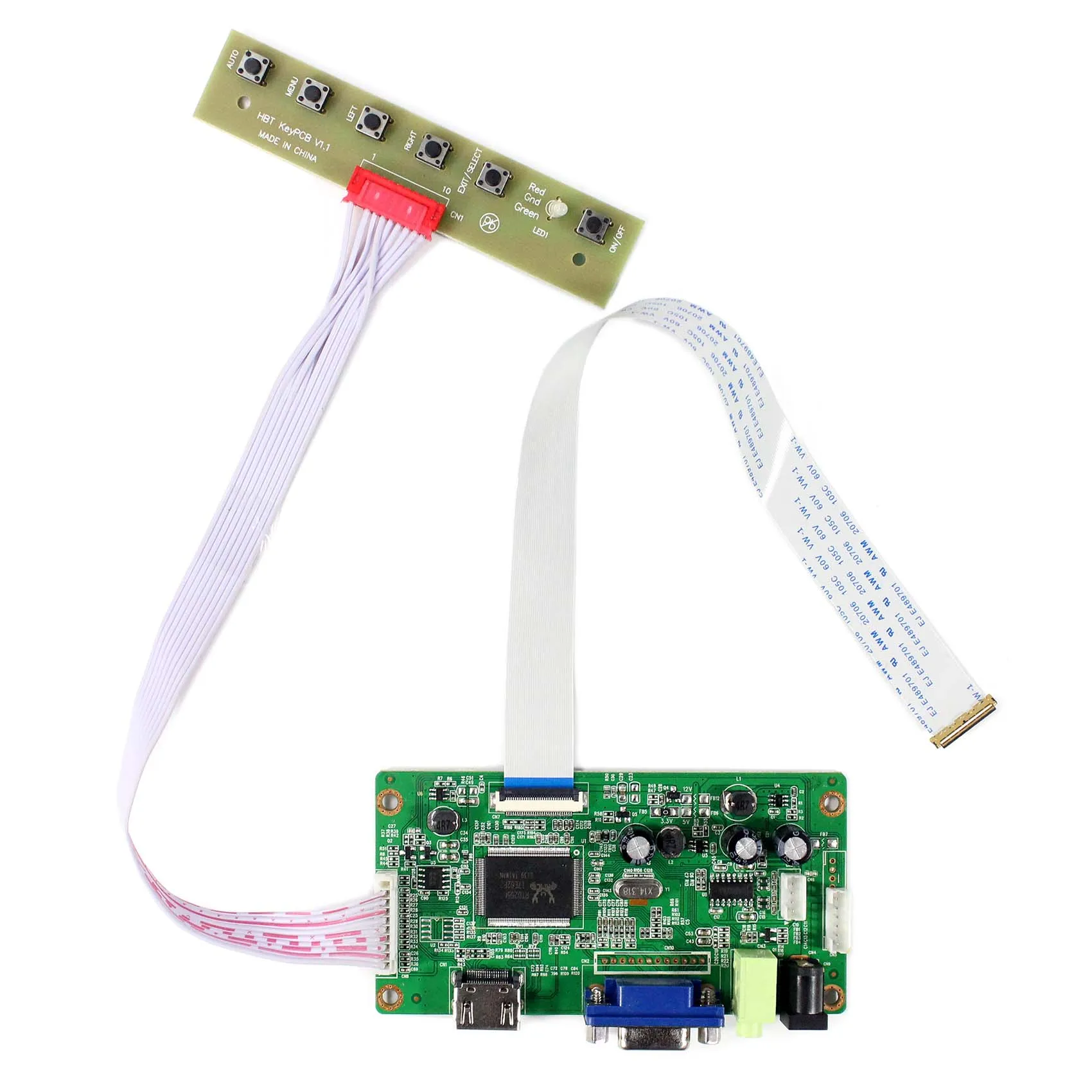 HD MI VGA ЖК дисплей плата контроллера VS RTD2556HV V1 работа для 11 6 дюймов 13 3 14 1366x768 30Pin EDP