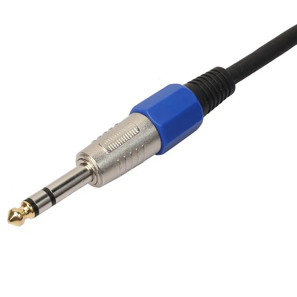 3Pin XLR штекер 1/4 дюйма 6 35 мм стерео микрофон адаптер кабель шнур | Спорт и