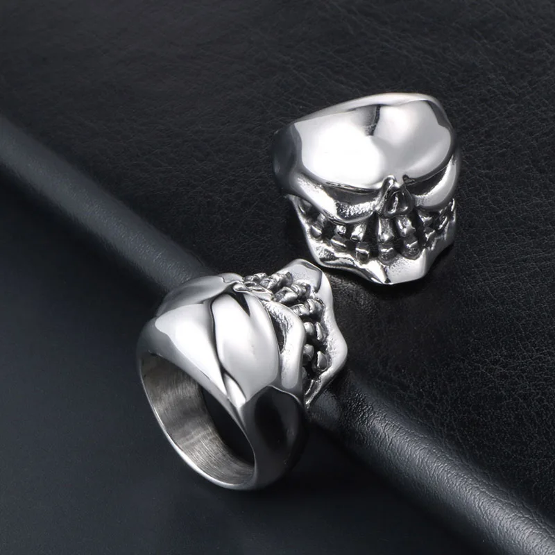 Уникальный бриллиантовый монстр Череп искусственная титановая