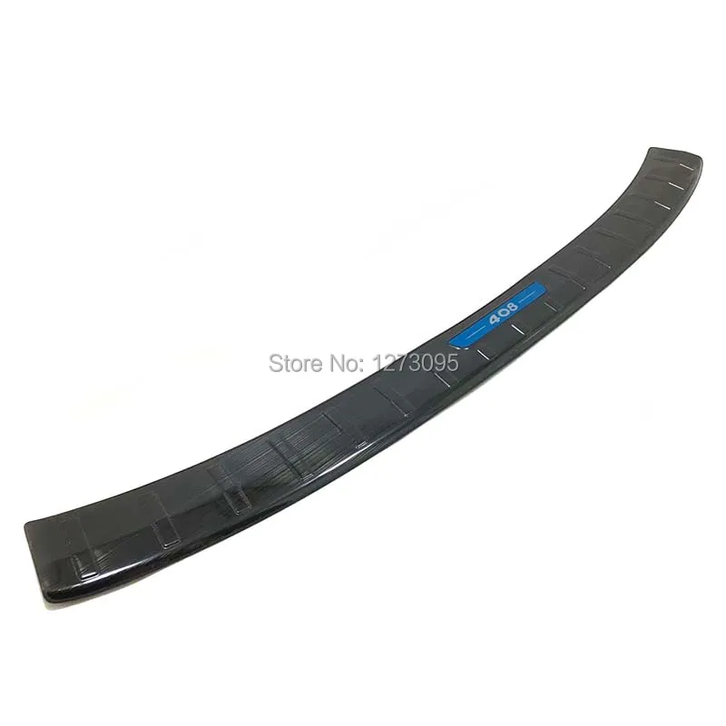 

For Peugeot 408 2018 Stainless Exterior Rear Bumper Protector Sill Trim Tail Trunk Guard Pedal Sticker Car Styling Accessories