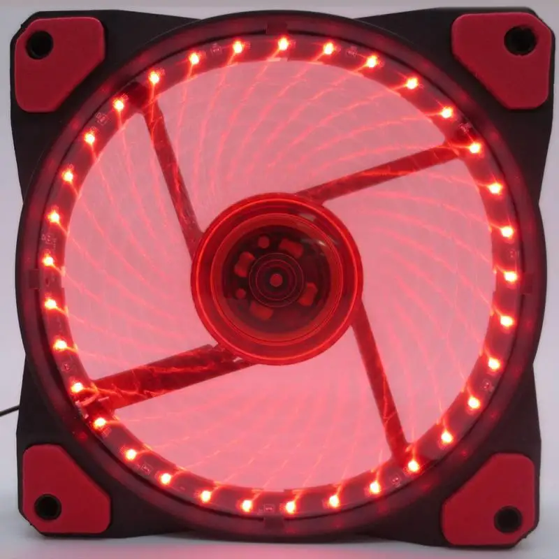 Светодиодный Ультра тихий вентилятор 33 шт. пластиковый с 2 разъемами охлаждающий