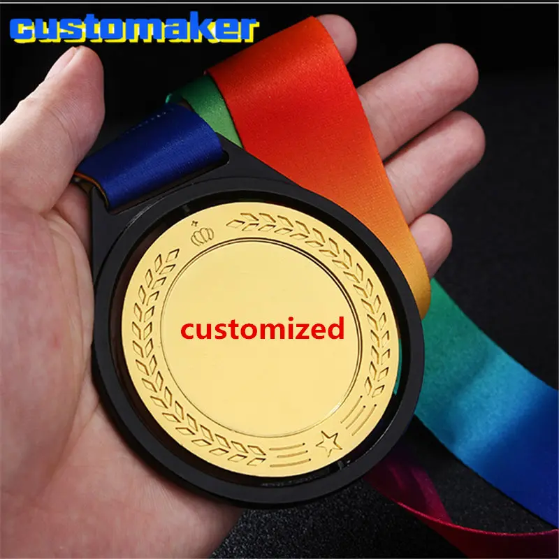 10pcs Cheap Custom Metal Rotatable Medallion Medal Emblem hiking rewards sport souvenir  personalized Prize Favors UV printing