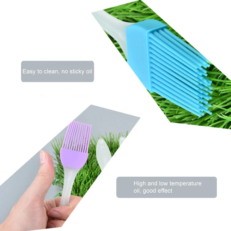 Портативные силиконовые аксессуары для барбекю и тортов 2 шт. кухонные