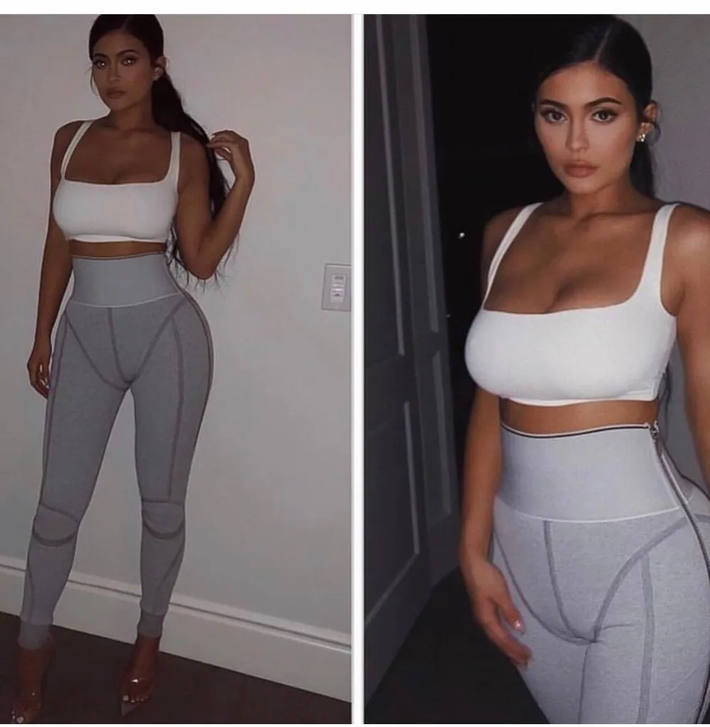 

High Quality Grey Bodycon Rayon Bandage Pant Sexy Fashion Celebrity Pant
