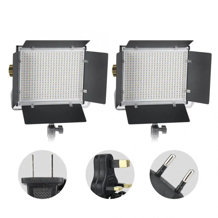 W660S 2 пакета LED видео свет 3200-5600K CRI 95 + со складной подставкой и сарай дверь |