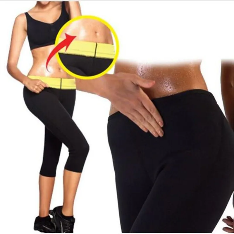 Длинные шорты для сауны леггинсы из неопрена Управление трусики Фитнес Bodyshape Shaper