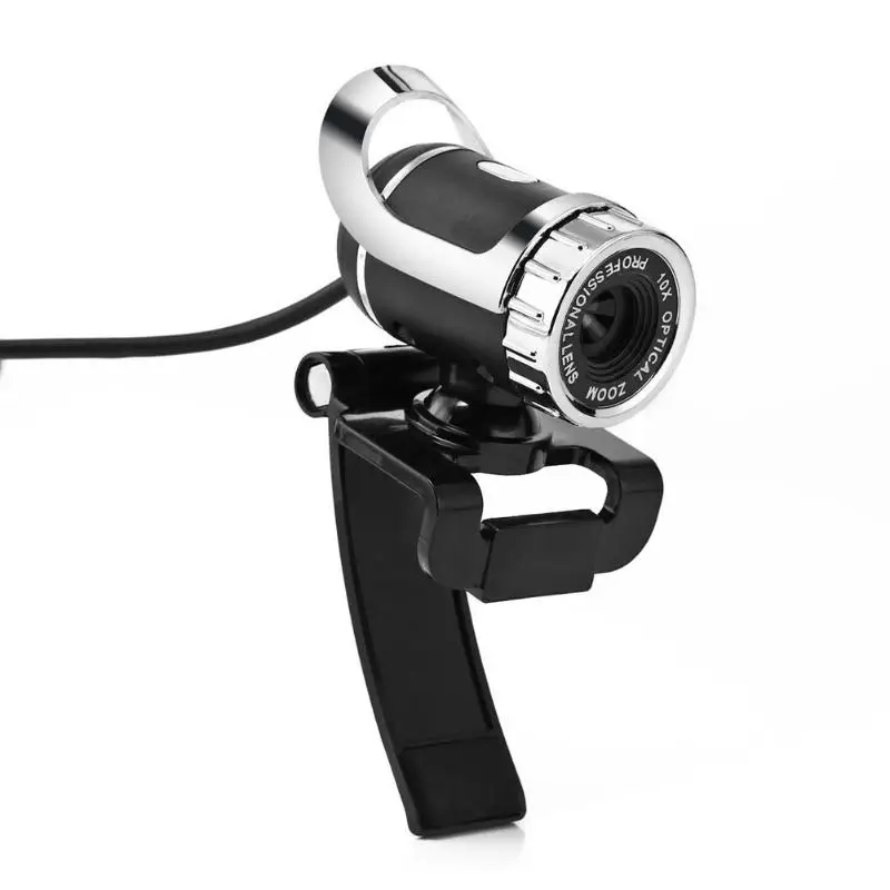 USB 300 000 Pixel HD Camera Webcam 360 MIC Clip-on for Skype Computer Built-in Sound Absorption Microphone Dropshipping | Электроника