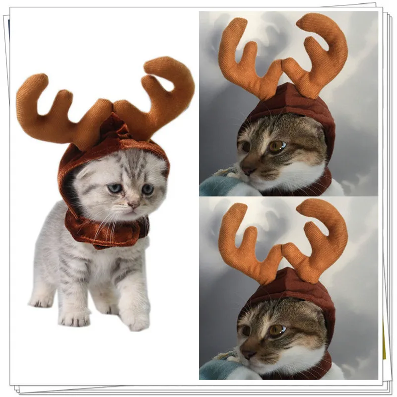 Новинка 2019 яркие пушистые оленьи животные кошка собака щенок Рождественская