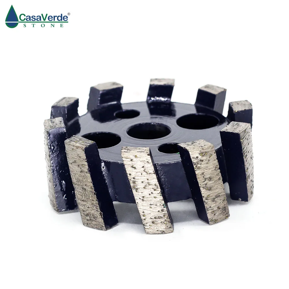 

50mm CNC Stubbing Wheel Segmented Type For Router Machine Calibrating Wheel Stone Granite Marble Diamond Profiling Wheel