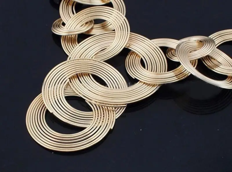Women Choker Necklace Statement Jewelry Fashion Bib Chunky Pendant Chain Crystal Necklaces Gifts |