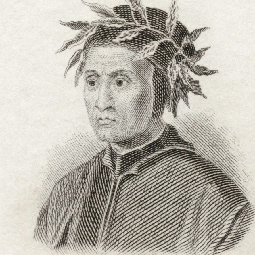 Dante Alighieri C1265 To 1321 итальянский поэт средневековья из Crabb's Historical словарь
