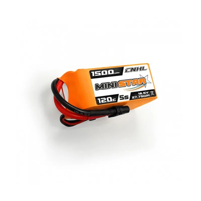 Новое поступление CNHL MiniStar 18 5 V 1500mAh 5S 120C Lipo батарея XT60U разъем для