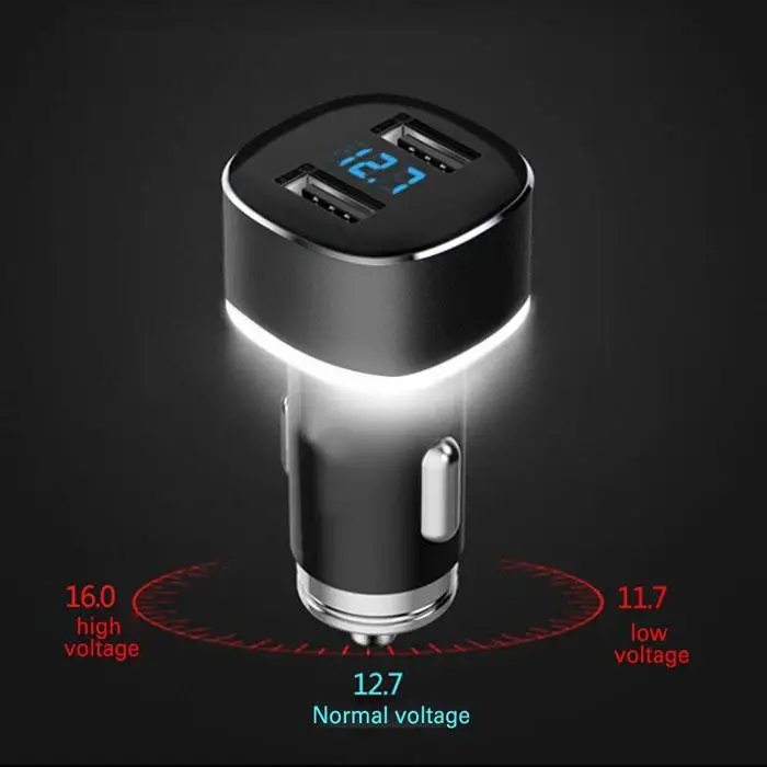 Универсальный двойной прикуриватель USB автомобильный x 2 уникальный дизайн двух