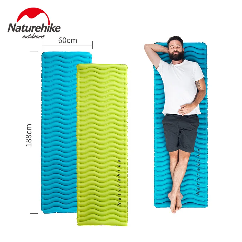 Naturehike открытый сверхлегкий надувной коврик для кемпинга водонепроницаемый