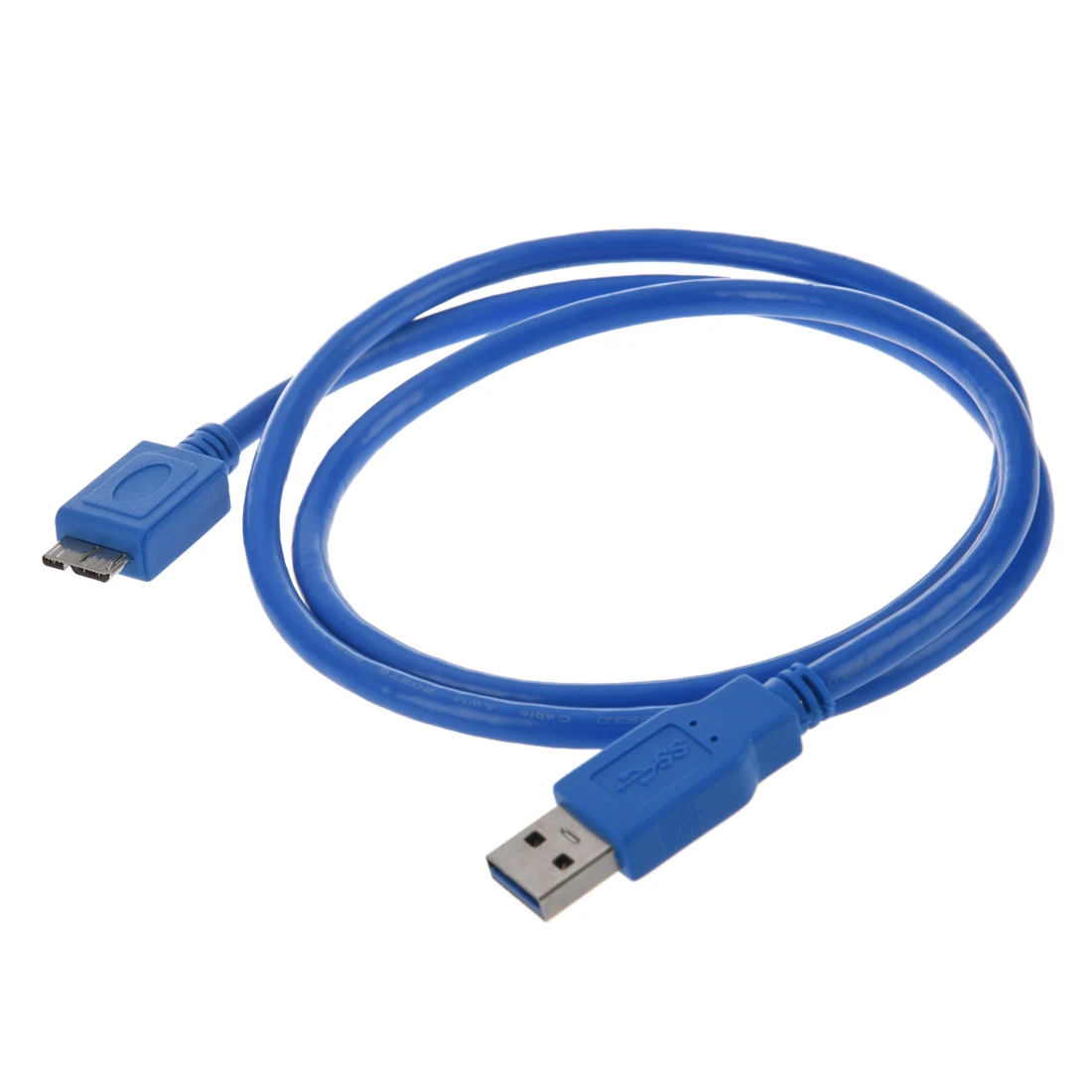 SuperSpeed USB 3 0 кабель Type A to B Micro M / фута синий|Поводки| |