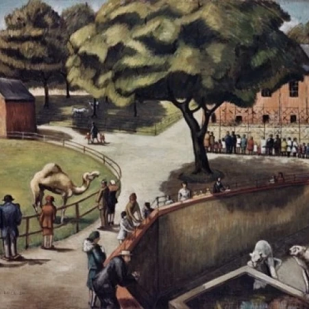 Zoo by Molly Luce born 1896 постер печать (18x24)|Таблички и знаки| |