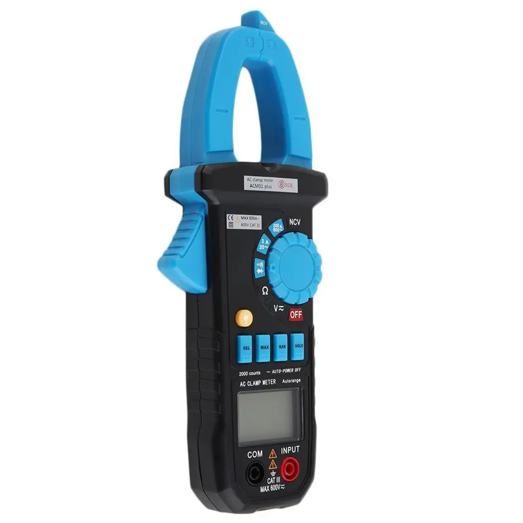 BSIDE ACM01 PlUS Digital AC 600A 0C~40C 600V 1999. -10C~50C Clamp Multimeter Volt 0.1%-99.9% Yes Amp Tester | Инструменты