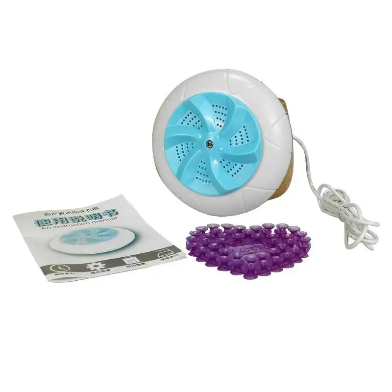 

Ultrasonic Turbine Washing Machine Foldable Bucket Type USB Laundry Clothes Washer Cleaner for Home Travel Dropshipping