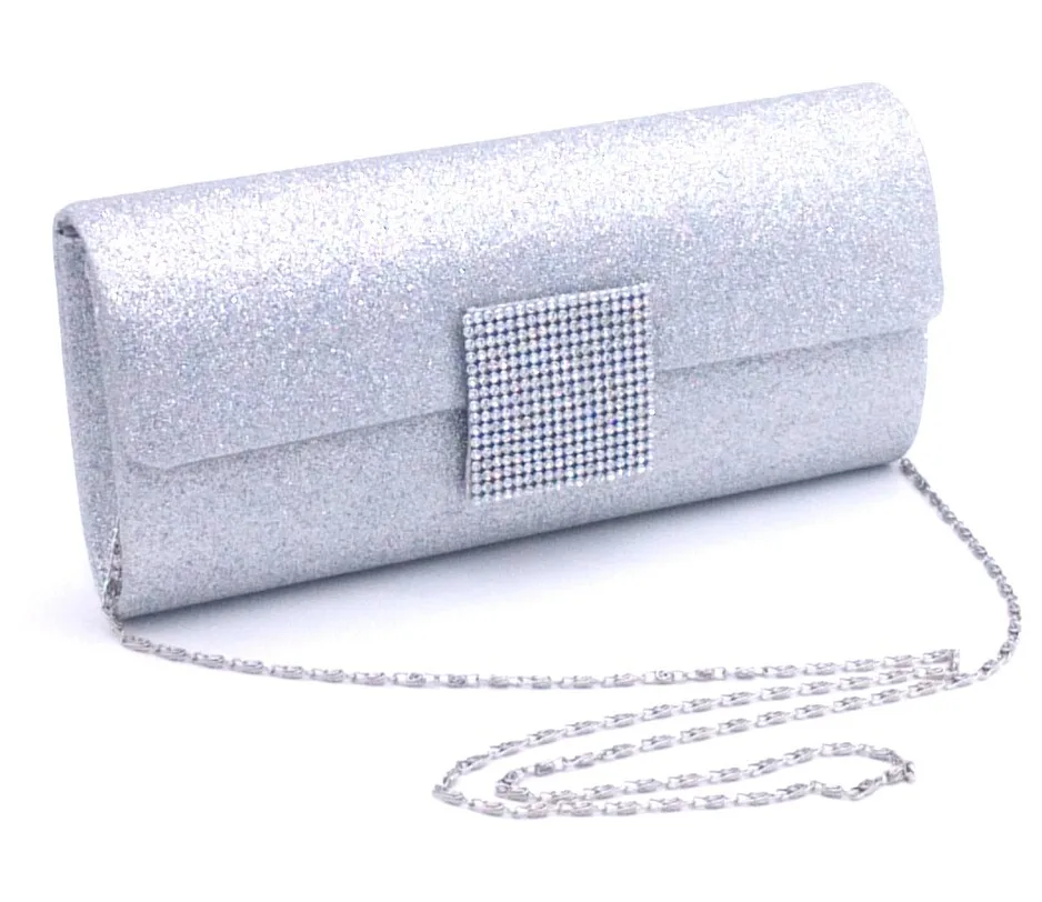 

Fashion Crystal Evening Clutch Bags For Women 2019 Party Wedding Clutches Purse Female Silver Purse Wallet Bags Pochette Mariage