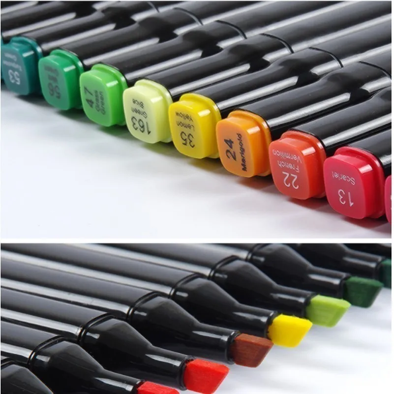 TOUCHNEW Three generations of double-headed alcohol oily set 30 40 and 168 color marker | Канцтовары для офиса и дома