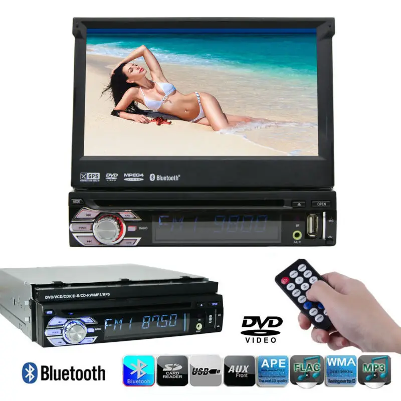 Автомобильный проигрыватель Eincar gps аудио 7 &quotHD DVD MP5 плеер Авторадио 2Din сенсорный