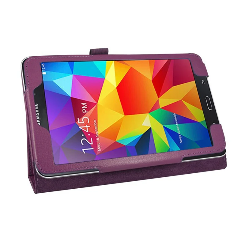 Чехол книжка из искусственной кожи с подставкой для Samsung galaxy tab 4 8 0 чехол Galaxy Tab