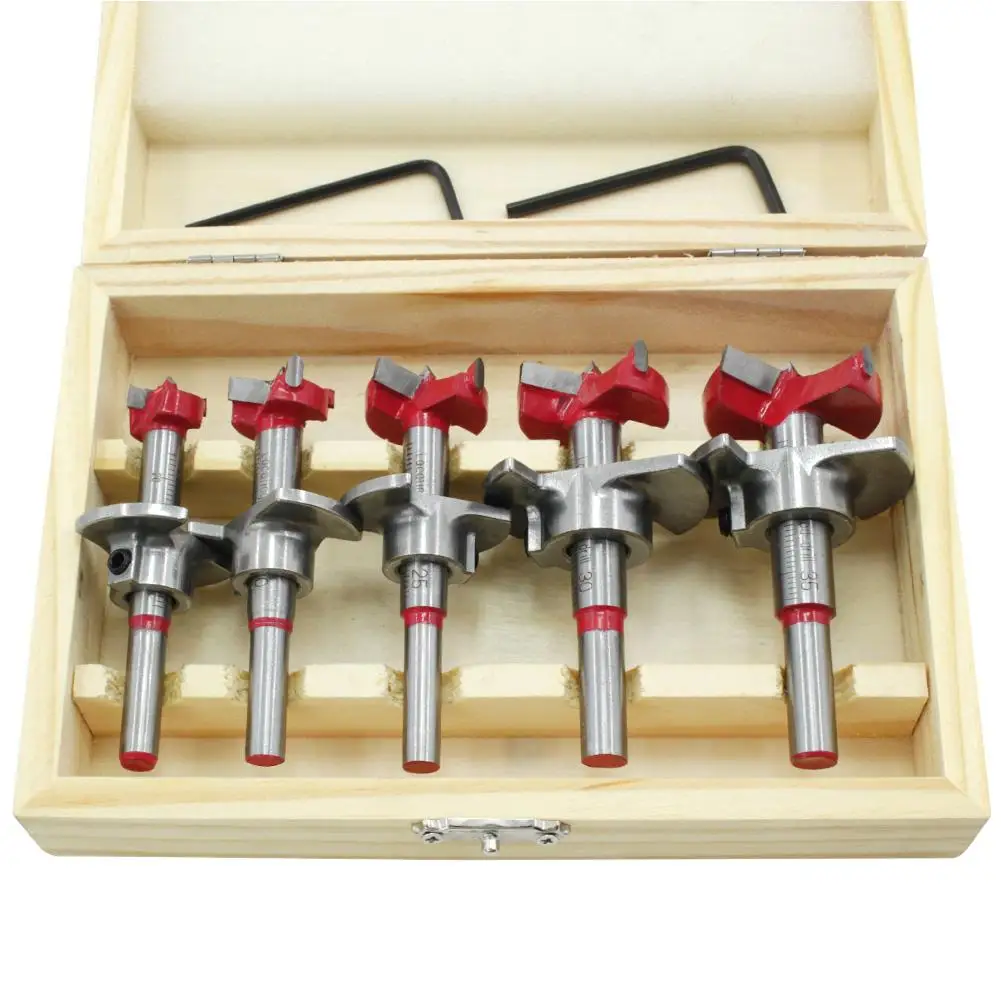 

Drill Bit Wood Drilling Woodworking Hinge Hole Saw Window Wooden Cutting Rotary Hand Tool Set 15MM 20MM 25MM 30MM 35MM