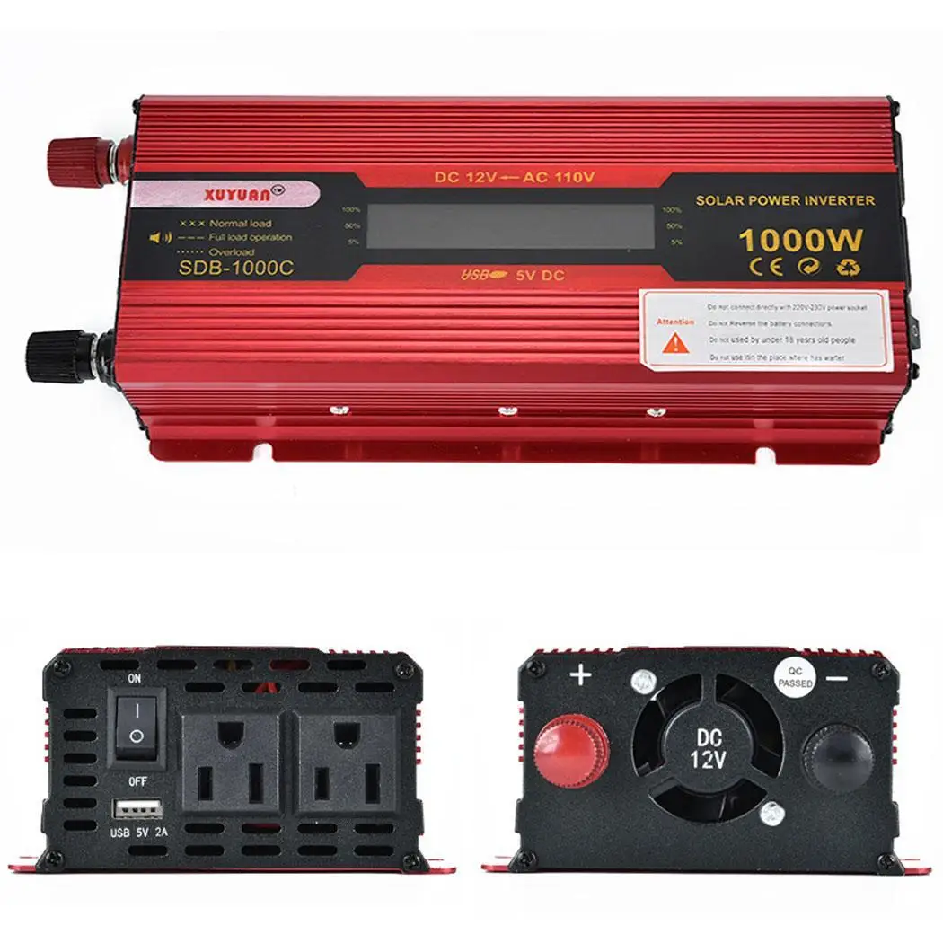1000 Вт Автомобильный USB DC 12/24V к AC 9 7 V 10 3 110V Инвертор 14 5 15 550W адаптер конвертер 4 11