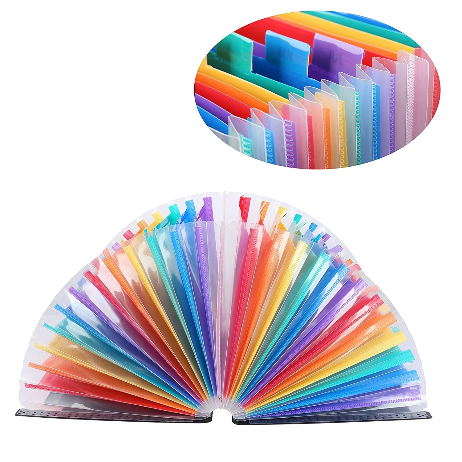 24 Pockets Expanding File Folder Large Space Design A4 Filing Folders Box Business Home Office Document Accordion St | Канцтовары для