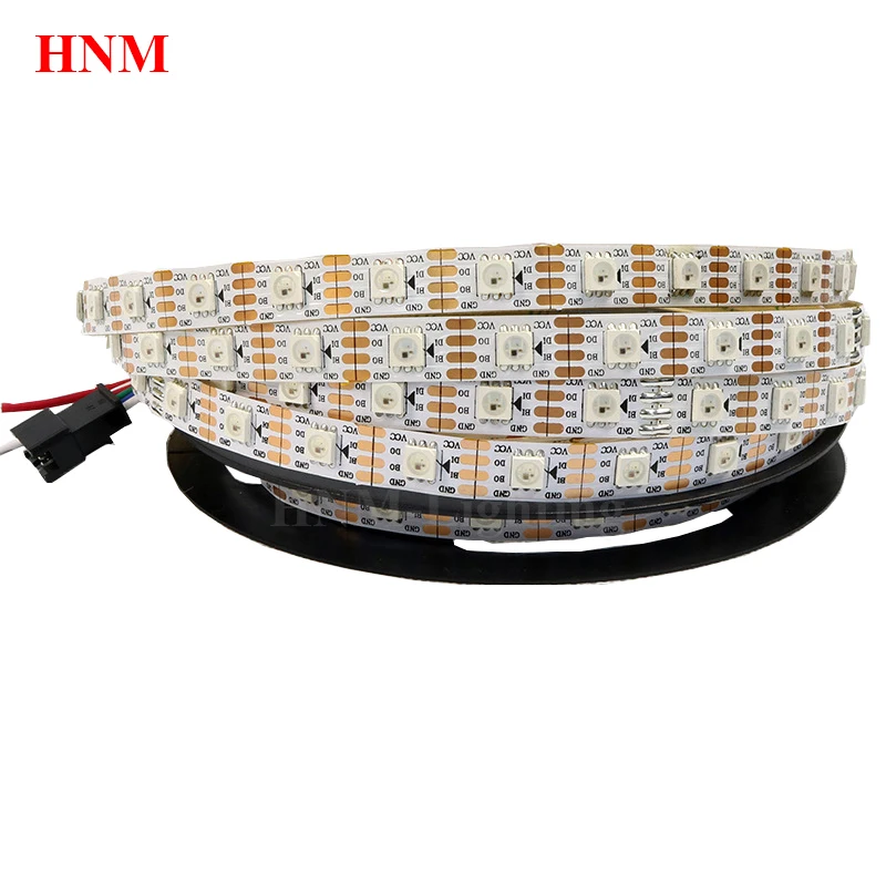 5 м 60 Светодиодный s/M WS2815B пикселей RGB светодиодный полосы 12V 5050 SMD адресуемых