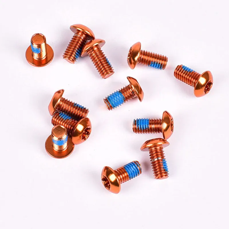 12 шт. велосипедный велосипед MTB велосипед T25 Torx m5x10мм дисковый тормоз ротор болты для тормозов винты для дисков для горного велосипеда аксессуары