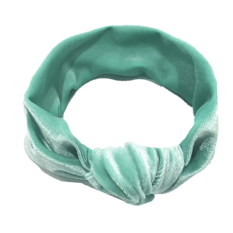 Newborn Baby Girls Solid Velvet bow Headband Headwear Toddler Soft Beanie Hat with Bow | Детская одежда и обувь