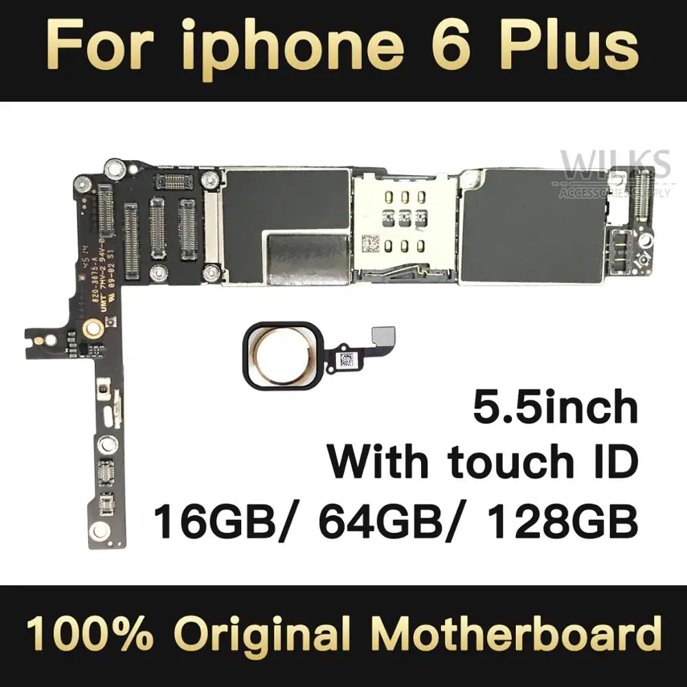 Разблокированная материнская плата для iphone 6 plus 16 ГБ 64 128 IOS логическая