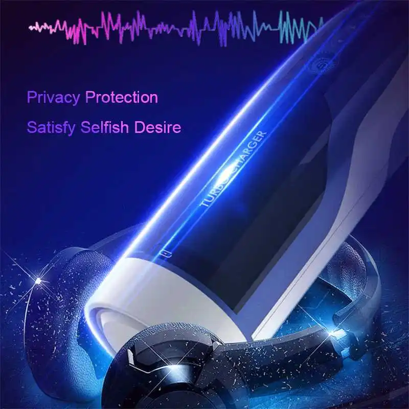 Мужской мастурбатор Leten автоматический вращающийся поршень выдвижной и