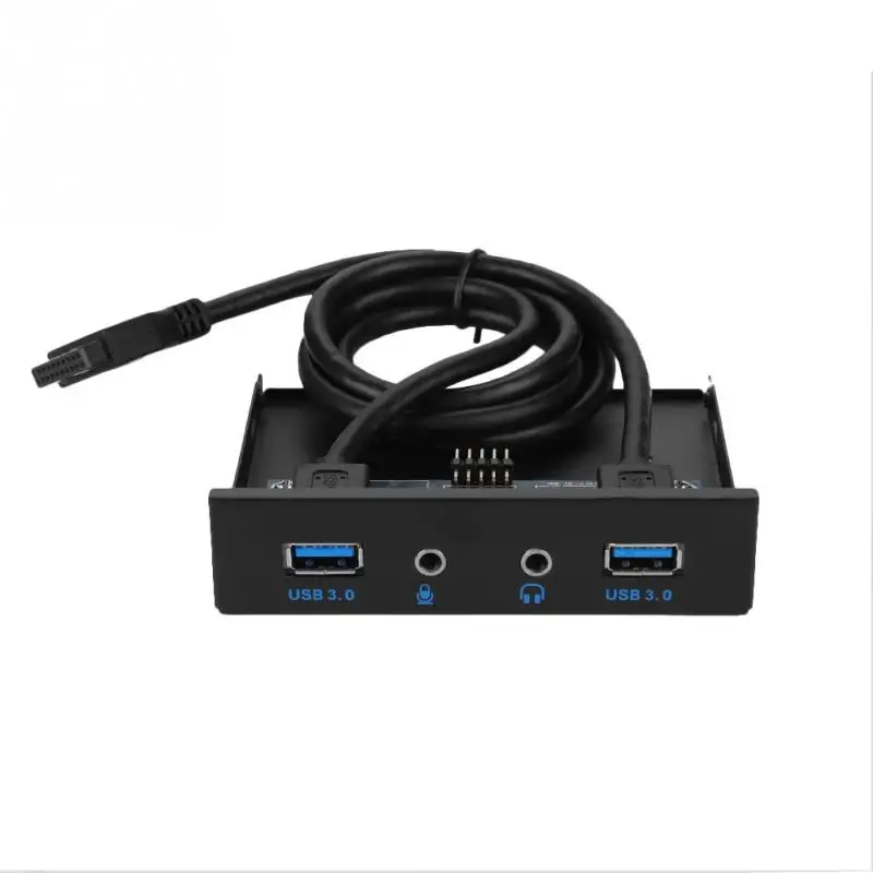 USB3.0 аудио флоппи Передняя панель 3 5 дюйма 2 интерфейсы с микрофоном |