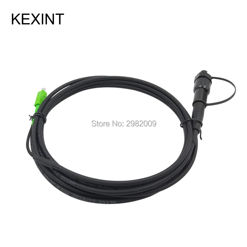 KEXINT волоконно оптический патч корд 3 м с коннектором Hua Wei 0 мм SC/APC IP68 / 5 шт.|optical patch