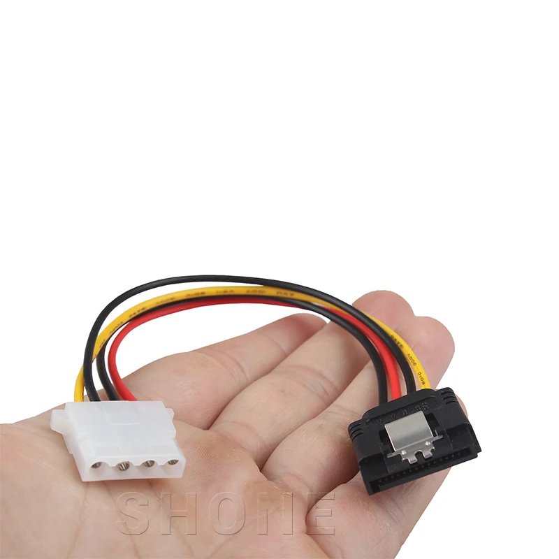 Шнур питания для жесткого диска Sata большой 4-контактный поворотный 15-контактный