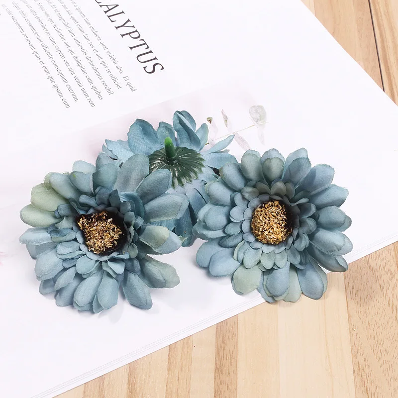 Lychee 10pcs Colorful Artificial Sunflowers Handmade Fake Flower DIY Party Decoration Crafts Supplies | Дом и сад