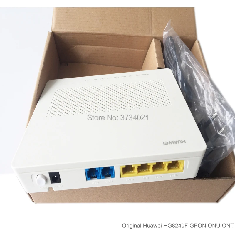 Huawei HG8240F GPON EPON ONU ONT 4 Ethernet LAN порт + 2 голосовых горшка английская Настройка прошивки