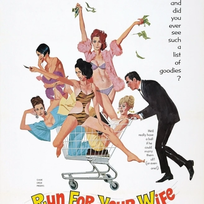 Run For Your Wife (Aka Una Moglie Americana) Us Poster 1965 Movie Masterprint (11x17)|Таблички и знаки| |