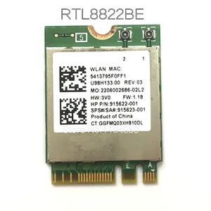 RTL8822BE RTL8822 WiFi + Bluetooth4.1 NGFF плата Wireless WLAN Card 2,4G5GHz sps: 915623-001 WIFI карта