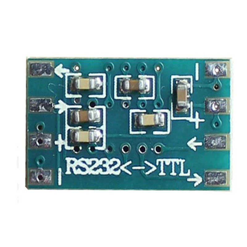 10 шт./лот мини RS232-TTL Модуль преобразователя плата адаптера MAX3232 120 кбит/с 3-5 в
