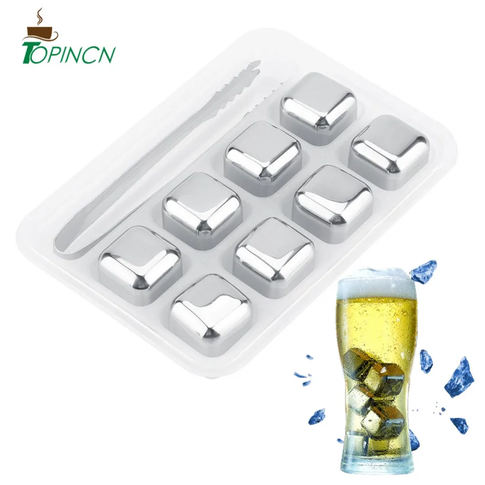 Многоразовое ведро для льда из нержавеющей стали виски поднос идеальный подарок